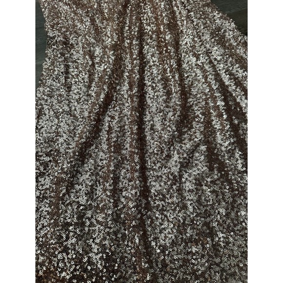 alfred angelo Peachy Sequence Prom/bridesmaid/formal high low hem dress size 2 - Picture 5 of 7